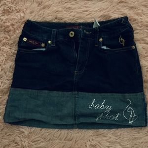 Mini denim skirt y2k